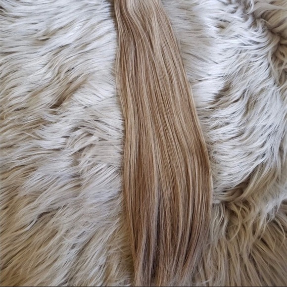 Clip in hair extensions 16” Vegan fiber high quality - Picture 3 of 4